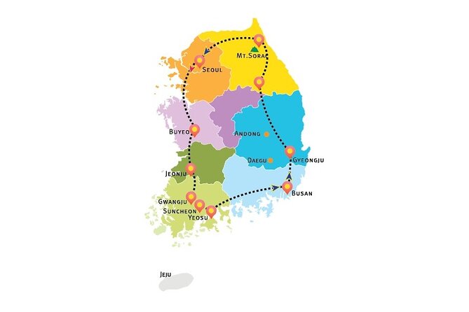5-Day Korea Golden route by K-shuttle Tour from Seoul Including Busan, Yeosu - Day 1: From Gyeongbokgung-area Seoul into Baekje tombs and Jeonju hanok