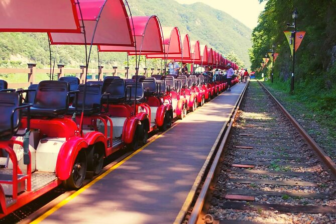 Alpaca World and Nami Island with Gangchon Rail Bike Tour - Nami Island: Tree-Lined Walks and Winter Sonata Footsteps