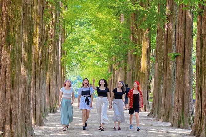 Alpaca World & Nami Island & Garden of Morning Calm One Day Tour - Stop 2, Nami Island: Winter Sonata Trees and Photo Stops