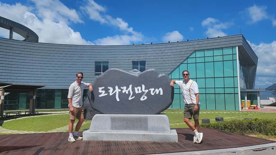DMZTour from Seoul:3rd Tunnel,North Korea View&UNESCO Valley - Dora Observatory viewpoint: a photo stop with serious context