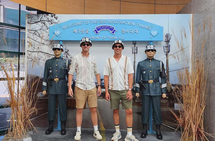 DMZTour from Seoul:3rd Tunnel,North Korea View&UNESCO Valley - Jaein Waterfall in UNESCO Hantan Geopark: the reset you need