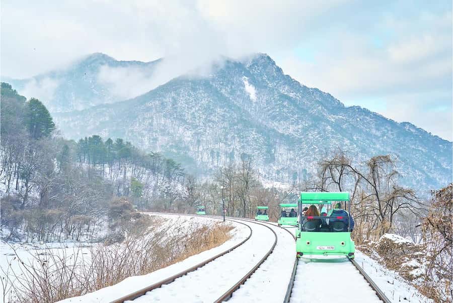 Eobi Ice Valley & Nami (+ Light Festival, Railbike, Alpaca) - Eobi Ice Valley: Frozen Waterfalls and Real Ice Caves