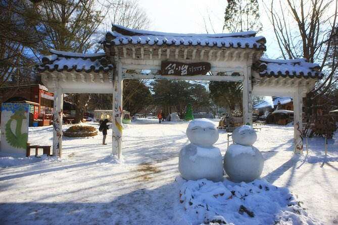 Eobi Ice Wall & Nami Island & Morning Calm Light Festival - Nami Island: Ship Ticket Handoff and Free Strolling Time