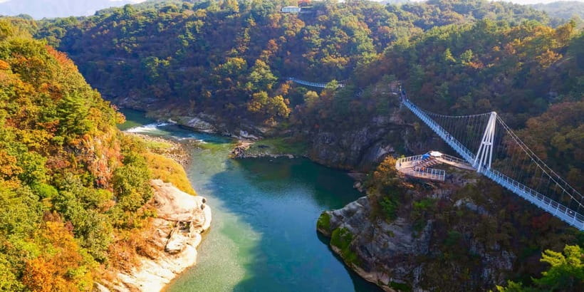 Hantan Canyon & Goseokjeong Flower Garden & Pink Muhly Park - Not for Everyone: Heights, Footing, and Pace