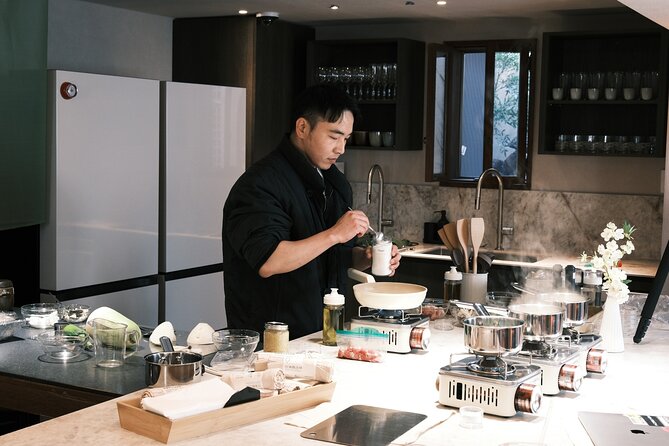 Korean Cooking Class Full Meal with BBQ on an All in One Table - The 3-hour schedule: welcome tea, then a full table at once