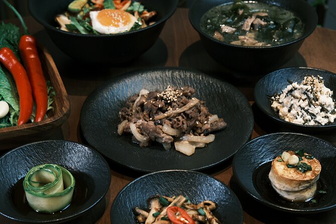 Korean Cooking Class Full Meal with BBQ on an All in One Table - Getting to Soop Table in Mapo-gu, with an easy meetup