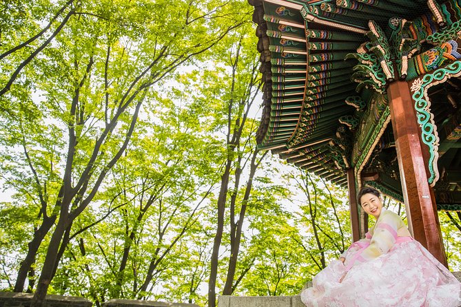 N Seoul Tower Hanbok Rental - Outdoor photo spots near the tower zone