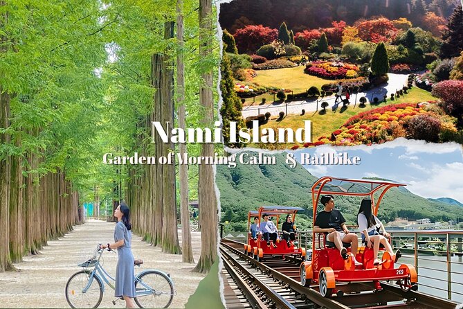 Nami Island & Garden of Morning Calm & Gangchon Railbike Tour - Garden of Morning Calm Lights: Your First Big Photo Block