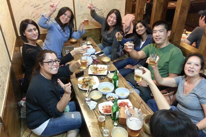 Seoul: Anthony Bourdain-Inspired BBQ and Pub Experience - Stop 1 at Jungdaepo Galmeigi: galmegisal, egg ring, and charcoal pork