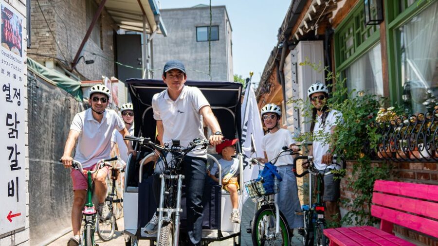 Seoul: Guided Small Group V.I.P Morning Pedicab Tour - A timed stop for a less-known corner, then the Blue House area