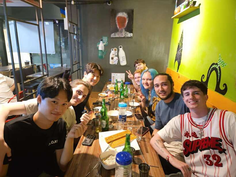 Seoul: Korean Drinking Games Night (non-drinkers welcome) - Local bar energy in Hongdae, with pizza that keeps the night grounded